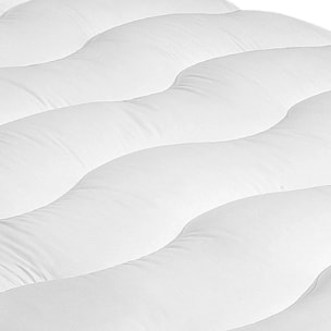 Surmatelas Softly Nuage | 100% microfibre | Aération optimisée & sangles de maintien | Rénove votre literie
