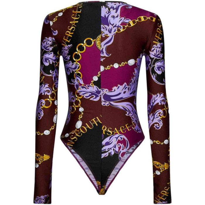 Versace Jeans Couture Bodysuit con estampado de logo Versace Jeans Couture