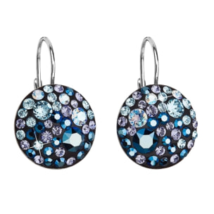 Pendientes Round Brillantin adornado con cristales de Swarovski