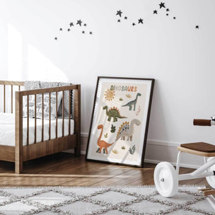 Affiche enfant les grands dinos  Affiche seule