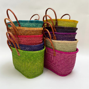 Panier artisanal de Madagascar - Aravola GM Caramel