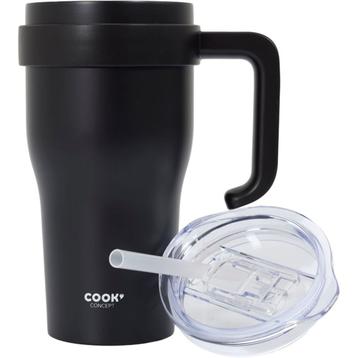 Mug isotherme COOK CONCEPT mini miami uni 600ml couleur aléatoire