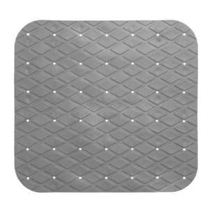 Tapis anti-dérapant 50x50cm gris galet