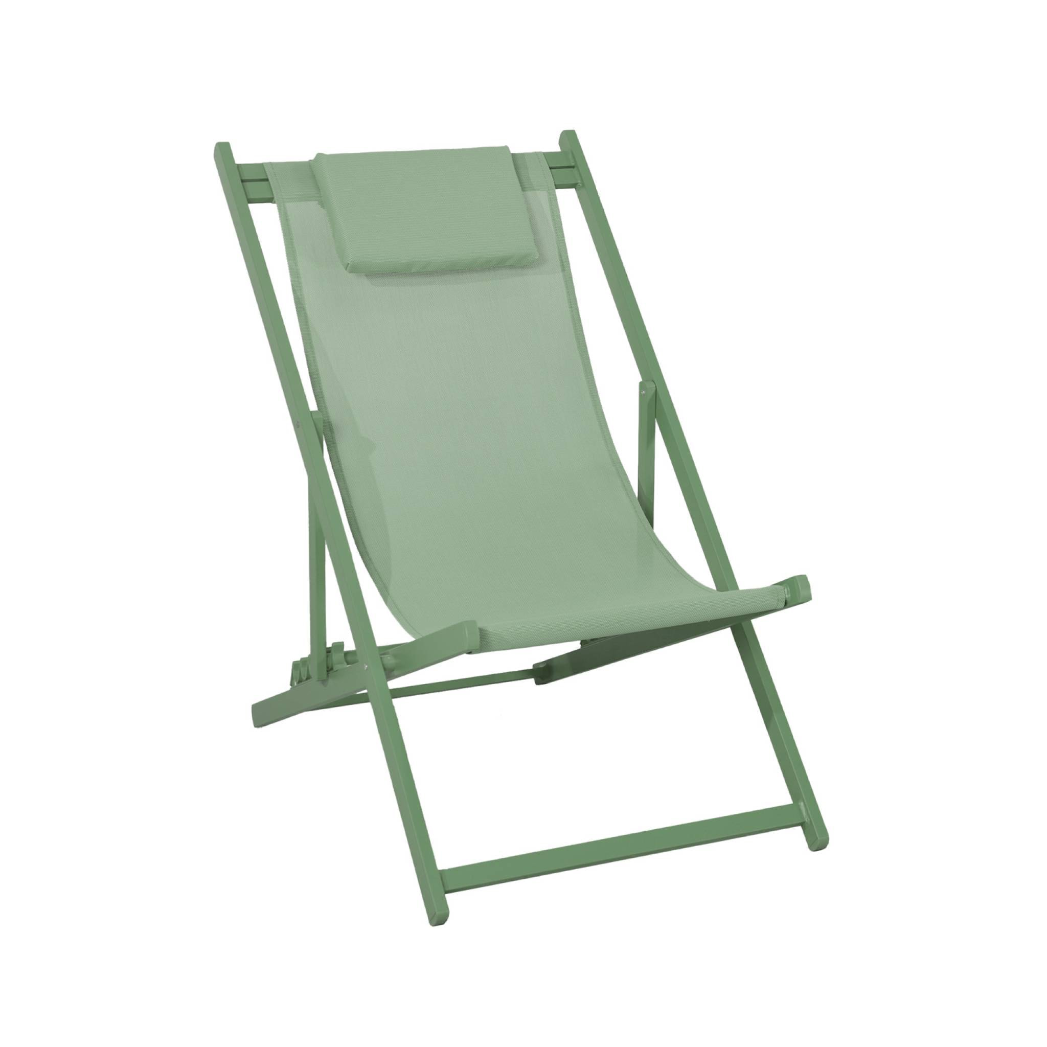 Bain de soleil aluminium multi positions (lot de 2) GAIA