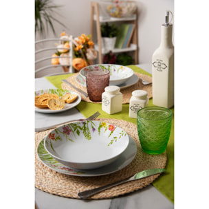 Set 6 tovagliette tonde Excelsa – Green Living, Foglia di Mais Beige