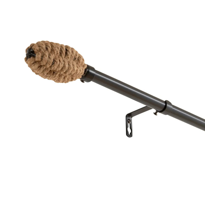 Tringle "Natura" ovale en métal 210-380