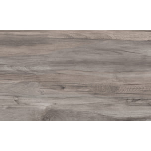 Rouleau revêtement adhésif vinyle au mètre - Sticker lavable Cuisine Meuble Armoire Porte - BOIS GRIS FONCÉ