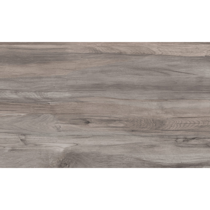 Rouleau revêtement adhésif vinyle au mètre - Sticker lavable Cuisine Meuble Armoire Porte - BOIS GRIS FONCÉ
