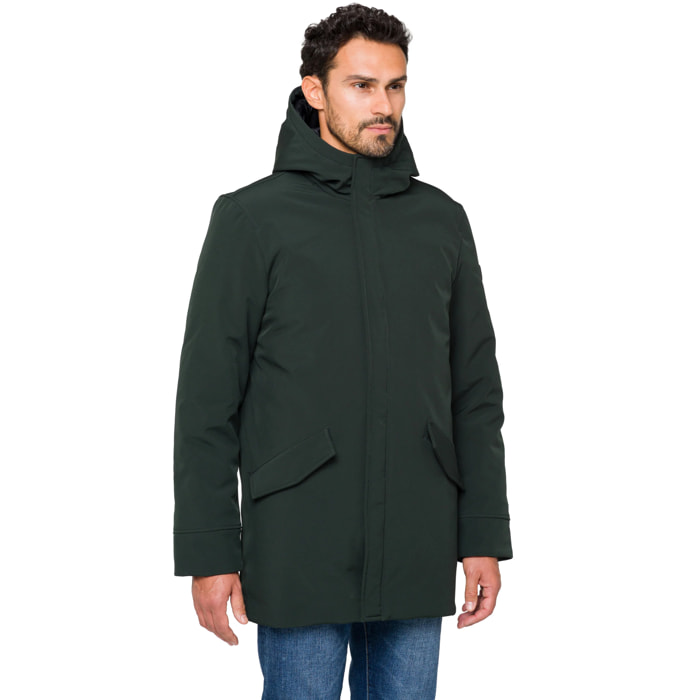 Parka ATITLAN imbottito impermeabile Verde Scuro