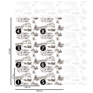 Carta da Parati Western