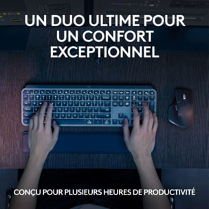 Clavier + Souris LOGITECH MX keys S avec repose poignet