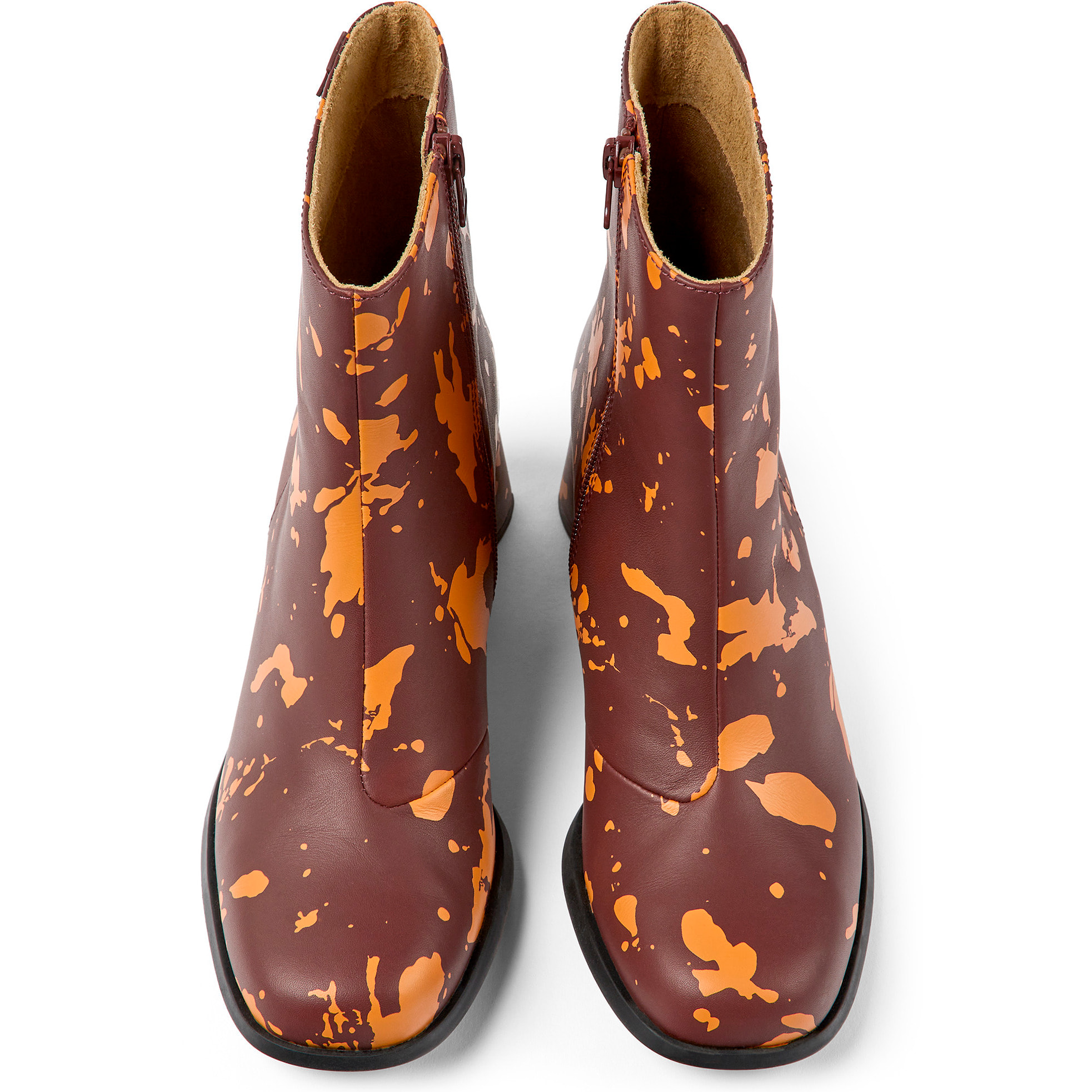 Botines - CAMPER Kiara - Multicolor - Cuero liso