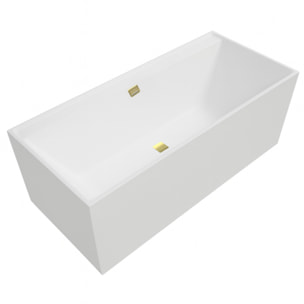Baignoire droite antidérapante VILLEROY ET BOCH Collaro acrylique