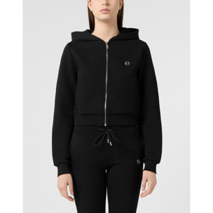 PHILIPP PLEIN Sudadera con cremallera y capucha MONOGRAM