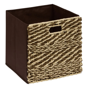 Boîte Mix'N Modul carré pliable 31x31cm marron