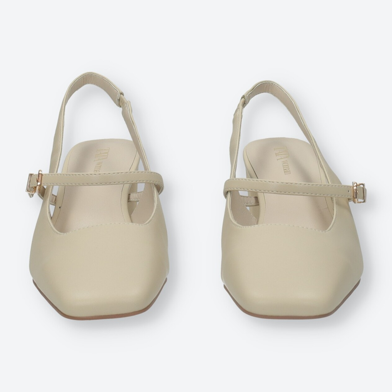 Décolleté sling back Donna Tata Italia Beige