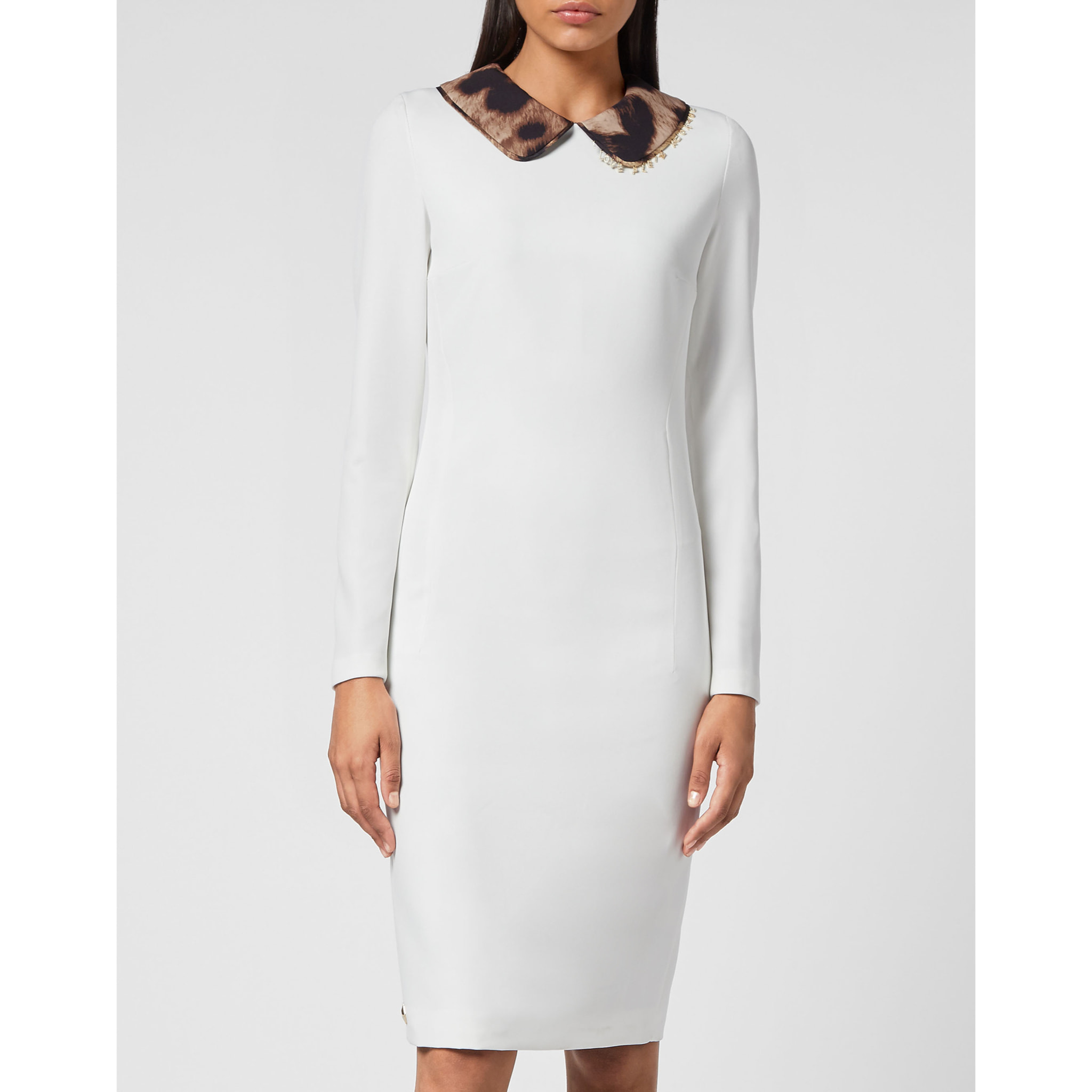 PHILIPP PLEIN Vestido largo LEOPARD