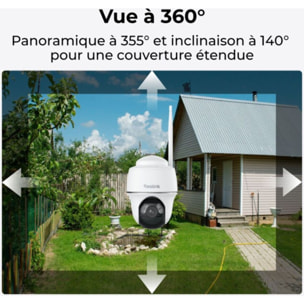 Caméra de surveillance REOLINK B430 3K + panneau solaire