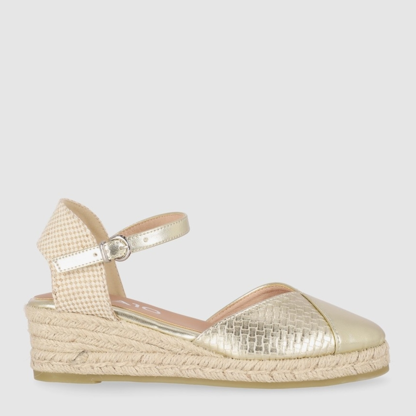 Sandalias - Oro - Tacón: 5 cm