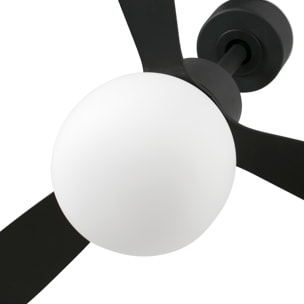 AMELIA L BALL LED ventilatore da soffitto nero