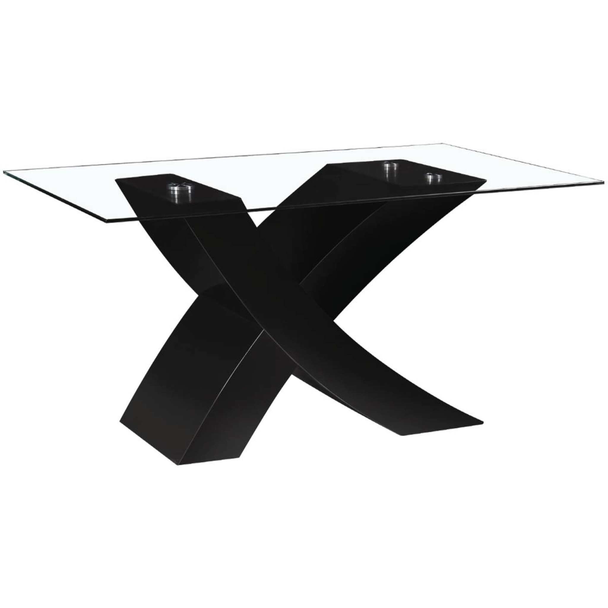 Table repas "Mona" - 150 x 90 x 74 cm - Noir