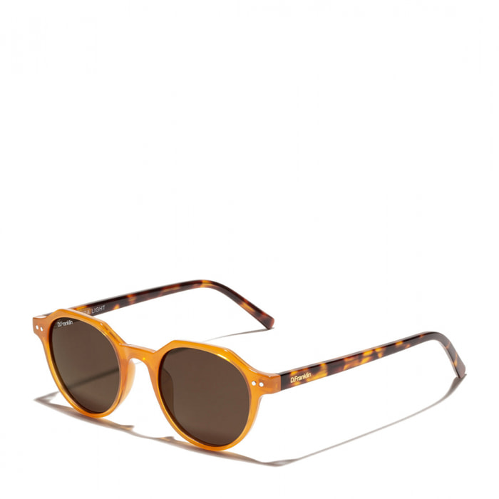 Gafas de Sol Ultra Light S Round Amber / Brown D.Franklin