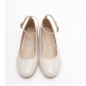 DECOLLETE' BASSA CINTURINO CHOCOLA' PANNA