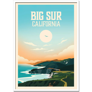Affiche - Big Sur California - Studio Inception
