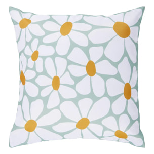 Housse de coussin d'extérieur "Talia" vert céladon 40x40cm