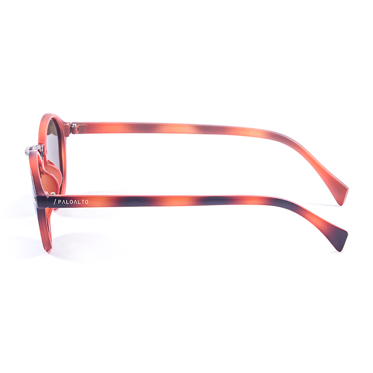 Gafas de sol PALO ALTO MARYLAND - Tiras verticales marrón / Revo verde