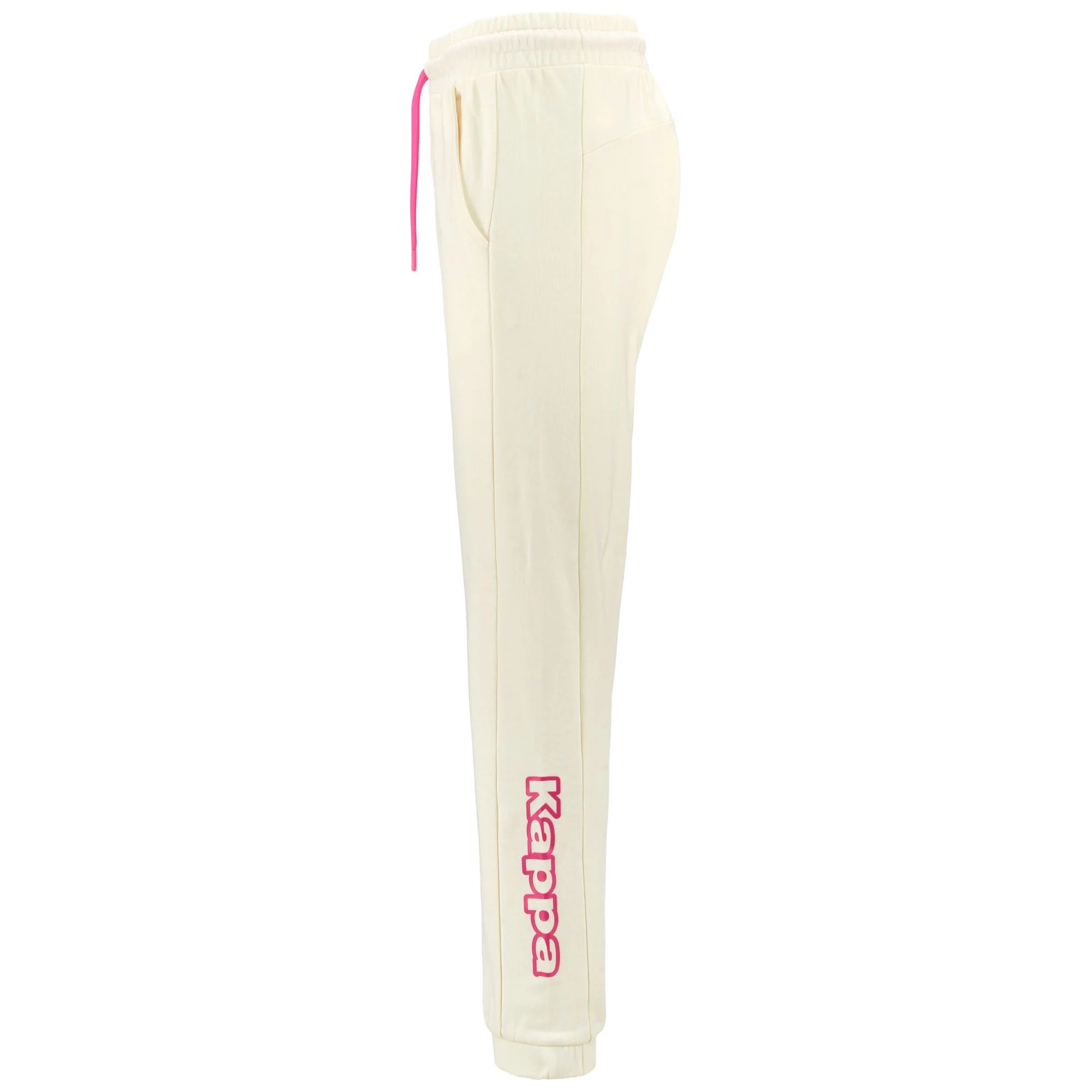 Kappa - Pantaloni Donna Bianco - LOGO FESIA