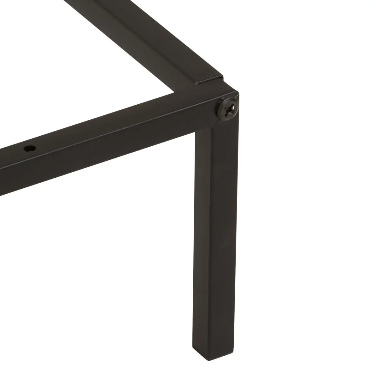 Pieds étagère métal 134x29cm "Mix N' Modul" noir