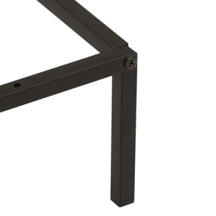 Pieds étagère métal 134x29cm "Mix N' Modul" noir