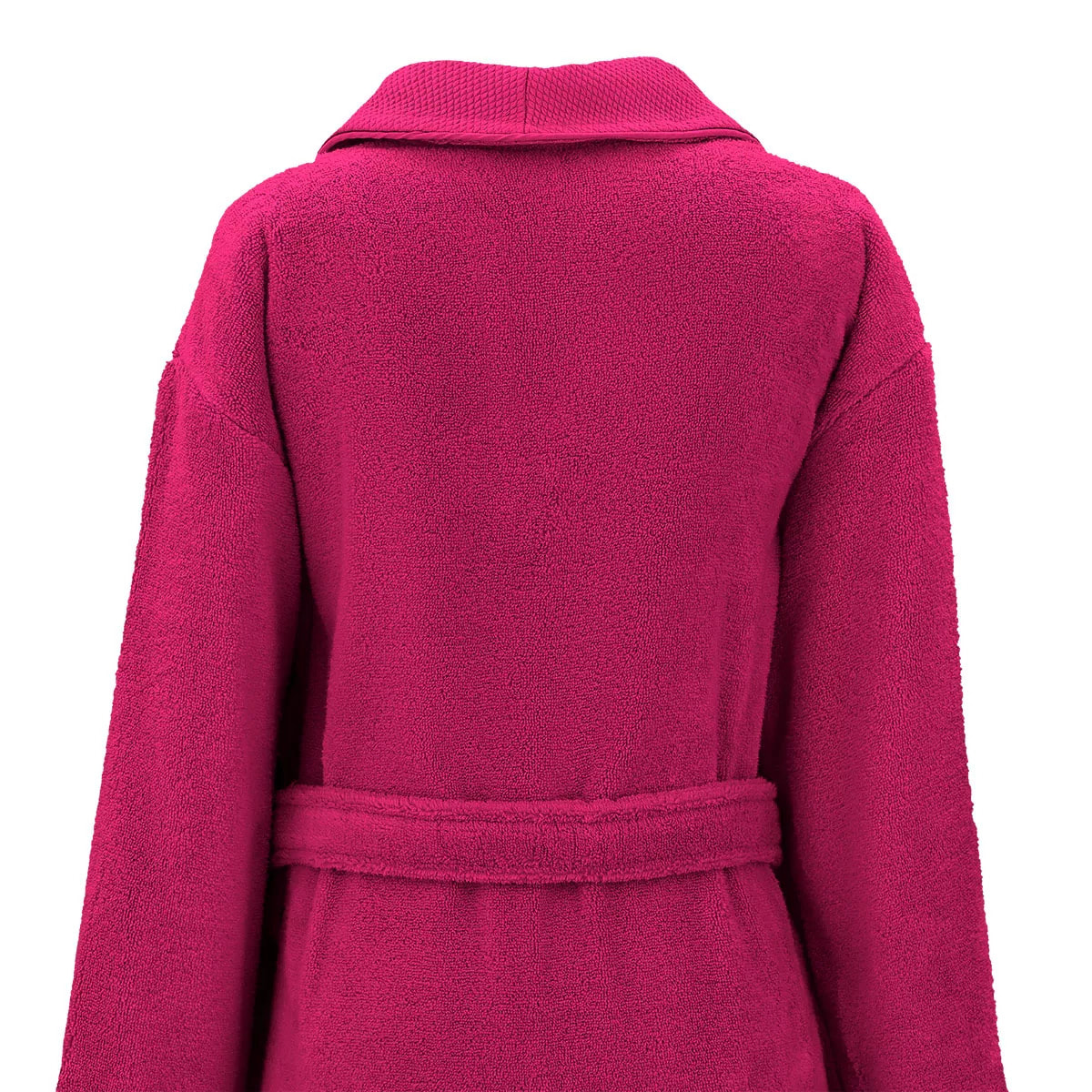 Peignoir pur coton 420 g/m² uni rose Elea fuchsia