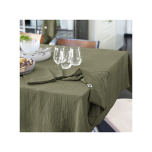 Nappe 150 x 250 cm double gaze de coton gaufrée - 9 coloris - GAIA