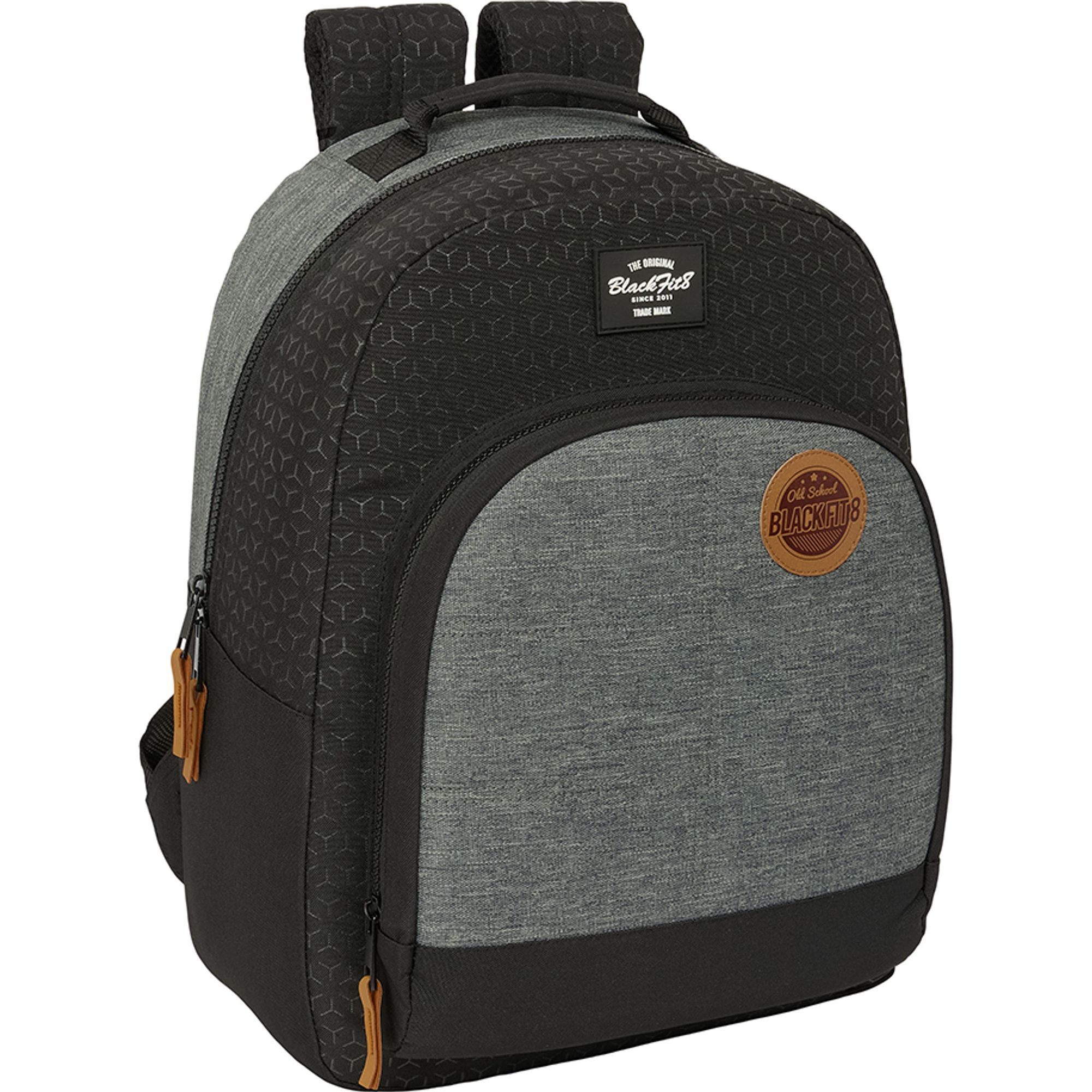 Mochila adapt.carro reciclado blackfit8 "old school"