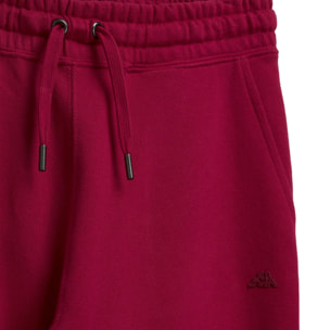 Kappa - Pantalones Mujer Rojo - Karima French Terry