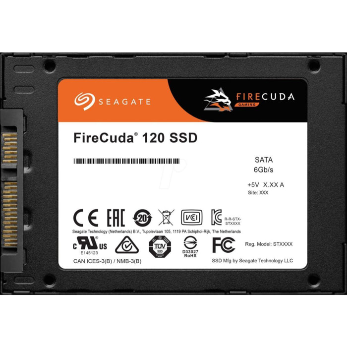 Disque dur SSD interne SEAGATE 500Go FireCuda 120 SATA