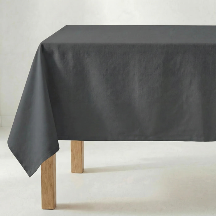 Nappe antitache au toucher tissu imperméable GREY NIGHT