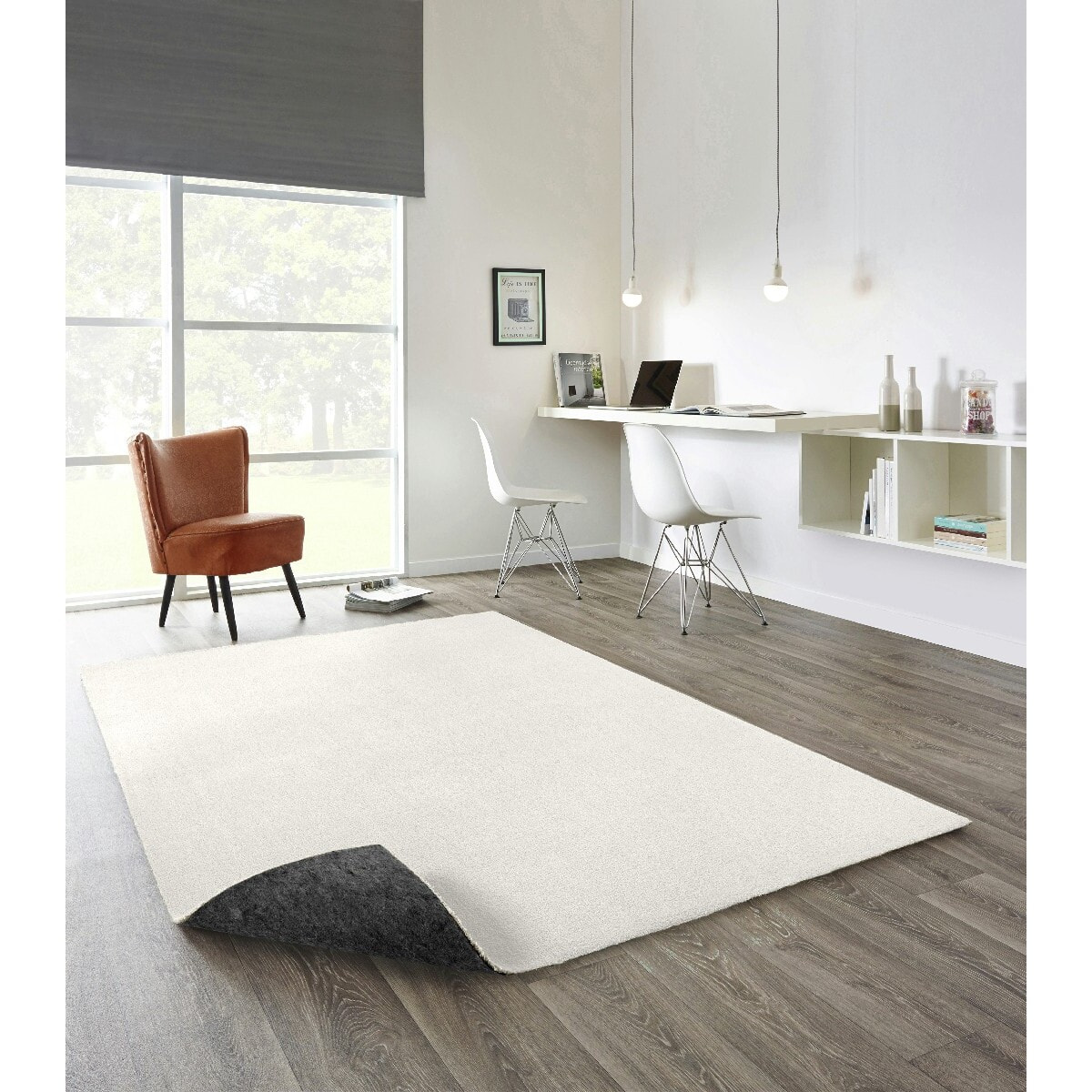 Tappeto Salotto Tinta Unita Panna