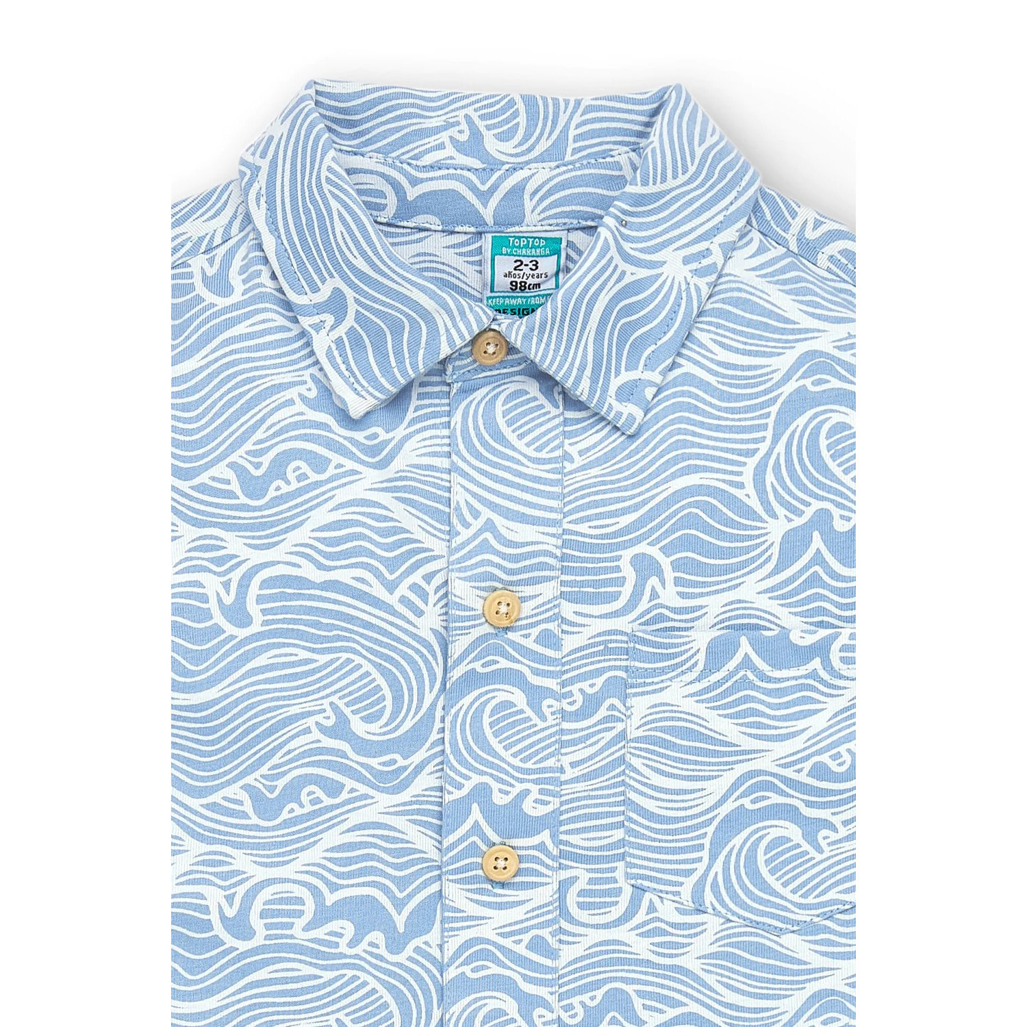 Camisa de niño estampado