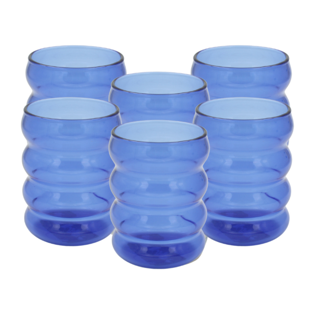 Lot de 6 verres, SANTORIN