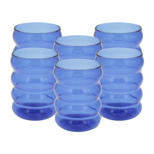 Lot de 6 verres, SANTORIN