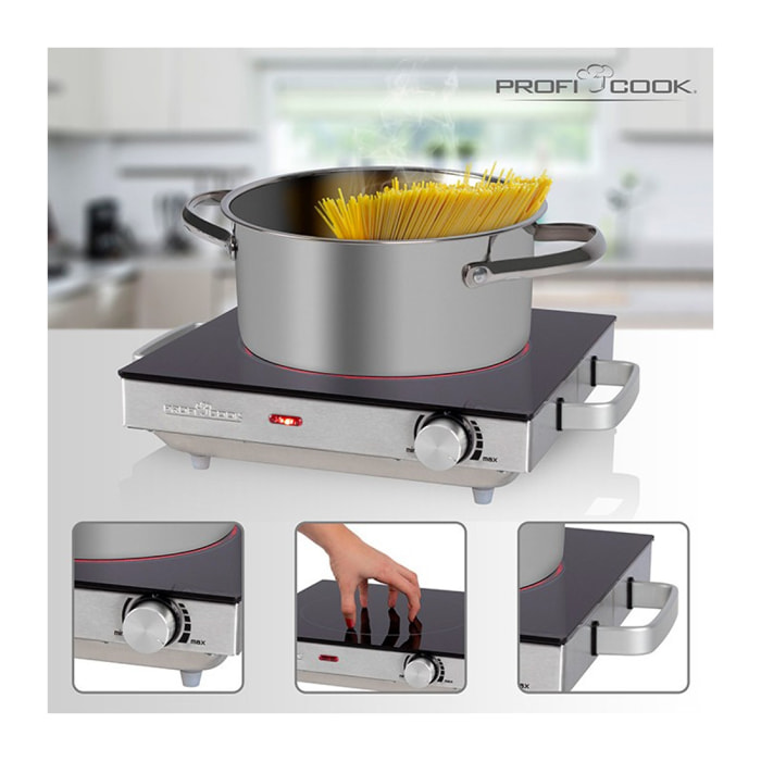 Plaque de cuisson individuelle à infra Proficook PC-EKP 1210