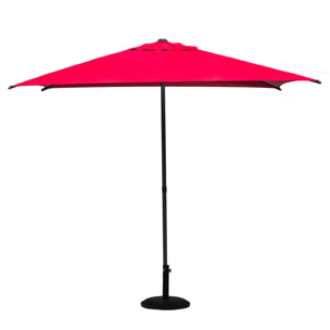 Parasol droit carré Soya Grenade