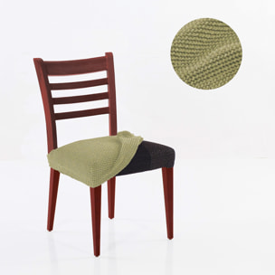 Funda Super Elástica para ASIENTO de SILLA pack2 unidades modelo HELENA