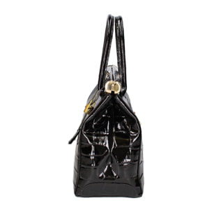 Borsa a mano da donna - Modello Delfina - Vera pelle - 32.0 x 28.0 x 15.0 cm