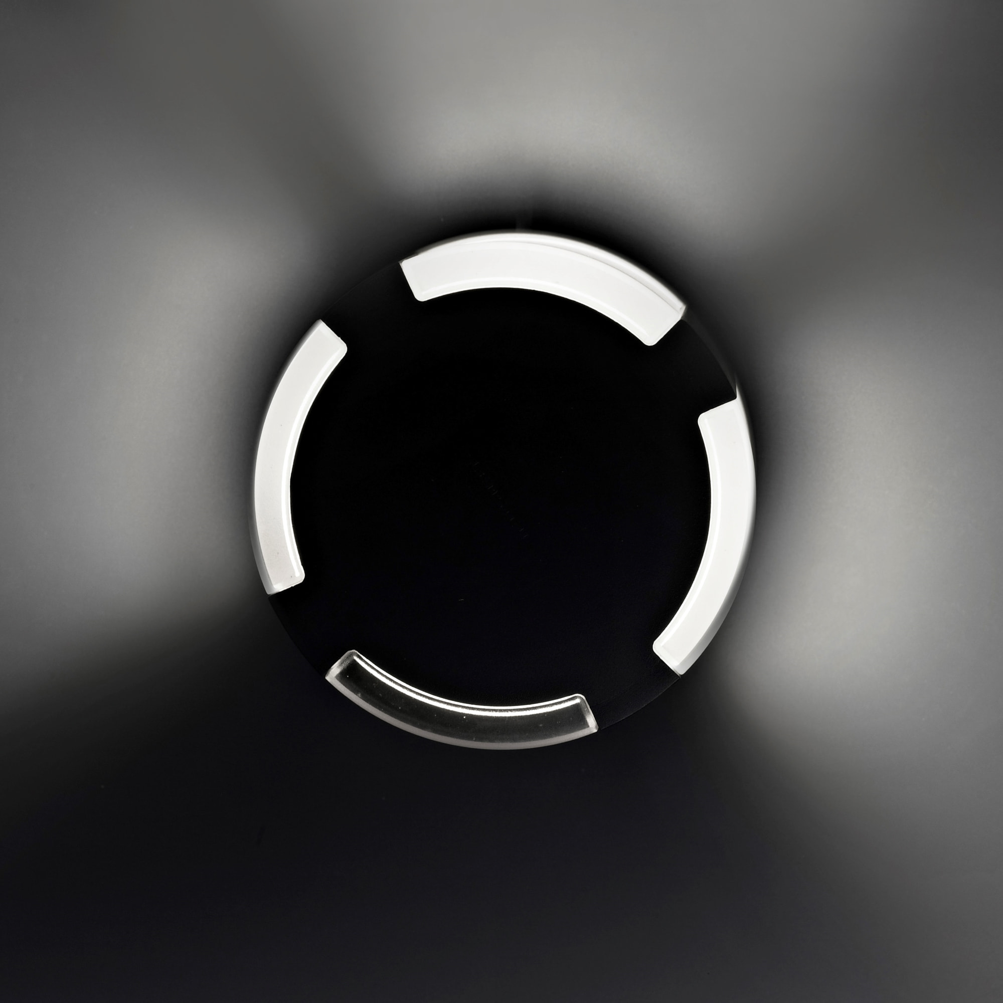 LEDS C4 Baliza Ip66 Compact Ø128Mm Led 10.8W Blanco Cálido - 3000K On-Off Gris Urbano