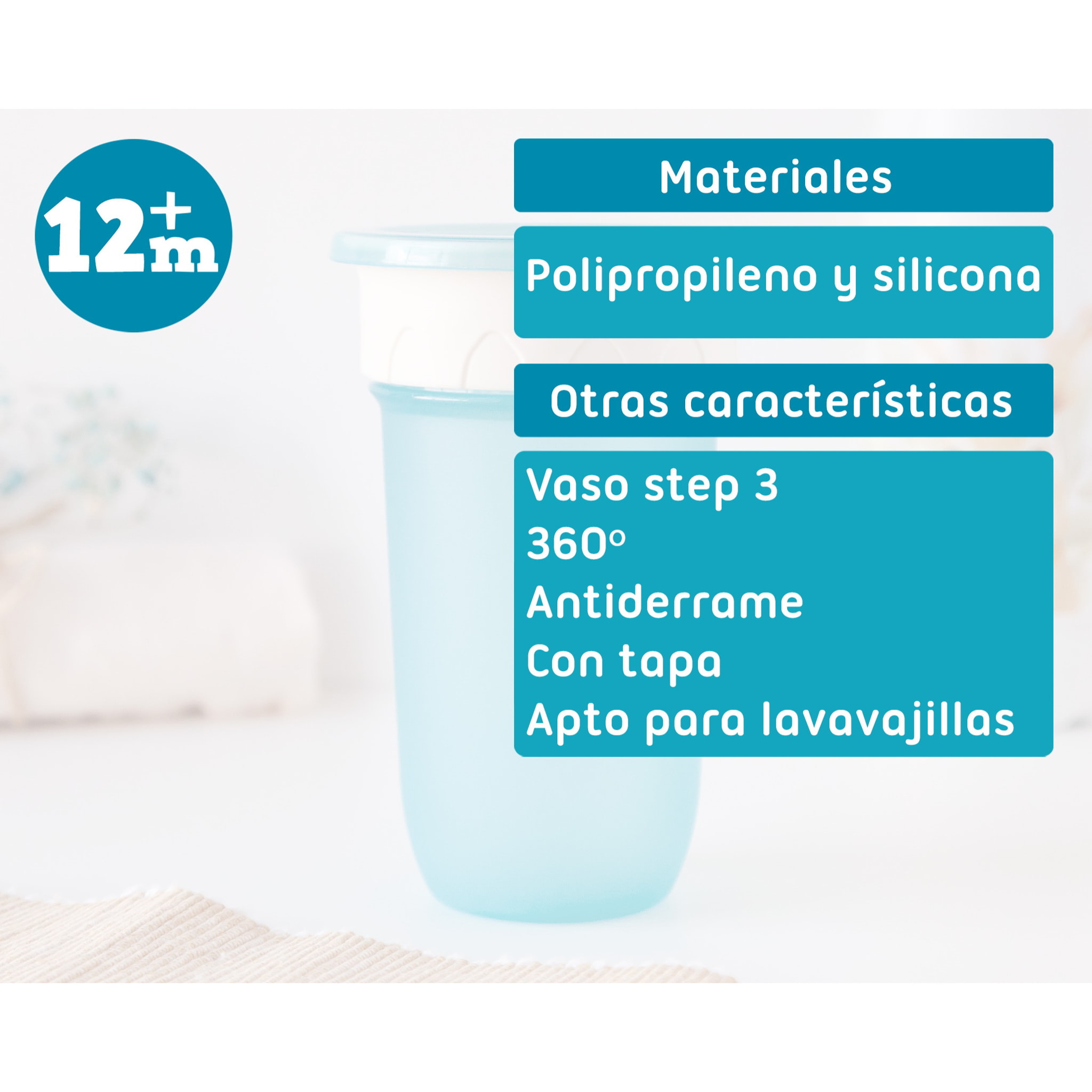 VASO STEP 3 AZUL