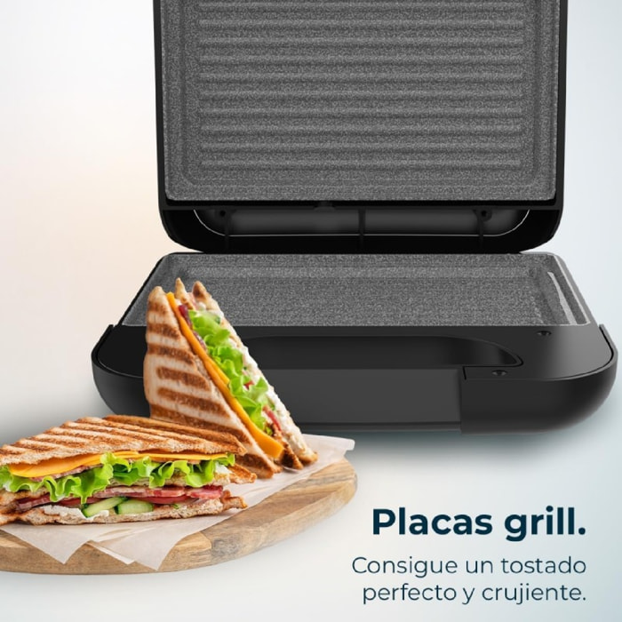 Cecotec Appareil à sandwichs Rock'nToast Grill +